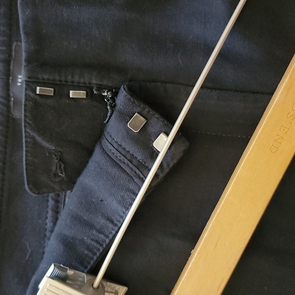 WHBM | Black The Flare Crop Sailor Front Pants Size 10 - Picture 5 of 7